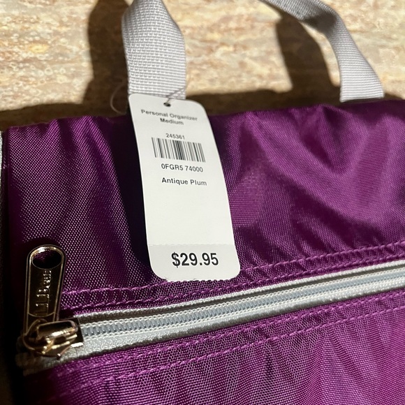 NWT L.L. Bean Antique Plum personal organizer - Picture 6 of 15